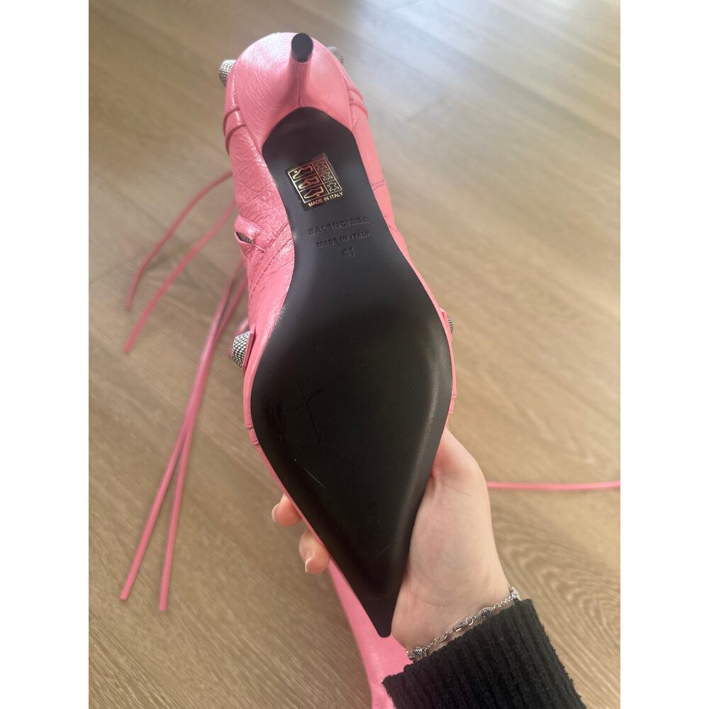 BALENCIAGA CAGOLE BOOTS IN PEACH SIZE IT41 - Picture 7 of 8
